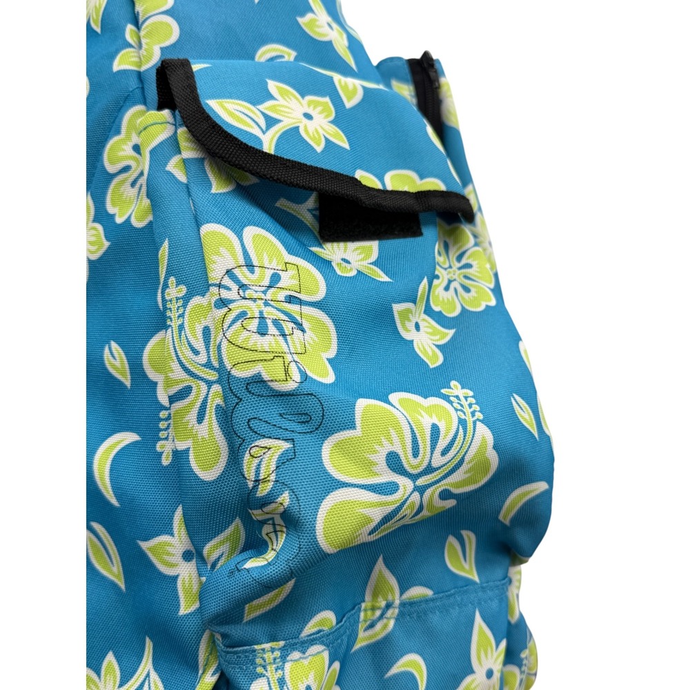 Wilson Tennis Sling Backpack Women Blue Floral Sporty School Hibiscus Pickleball - Picture 7 of 12